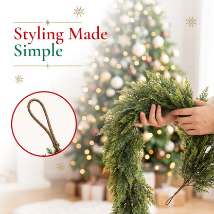HollyCharm® 6ft Cedar Garlands
