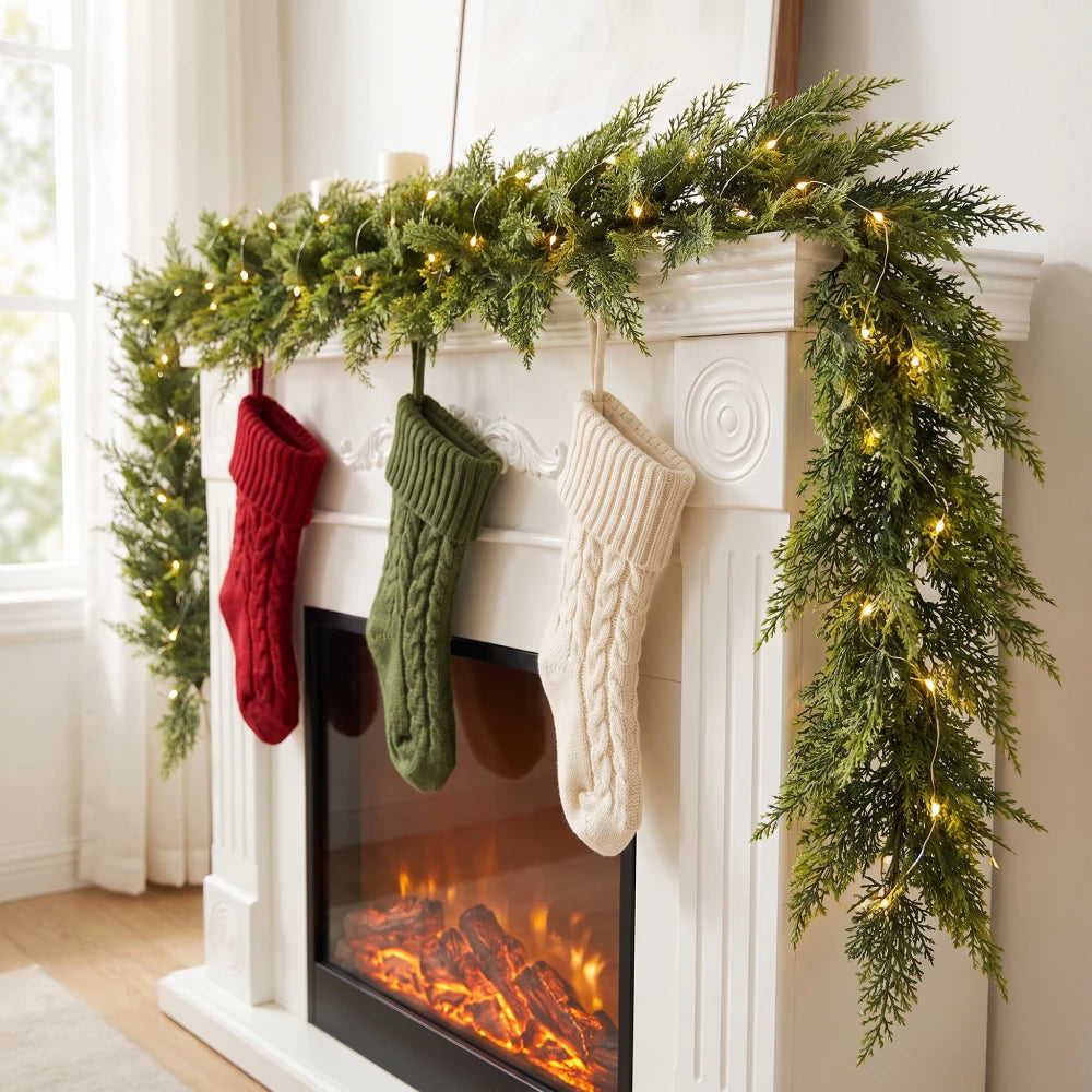 HollyCharm® 6ft Cedar Garlands