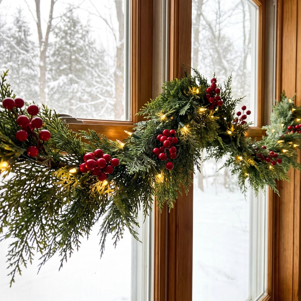 HollyCharm® 6ft Cedar Garlands