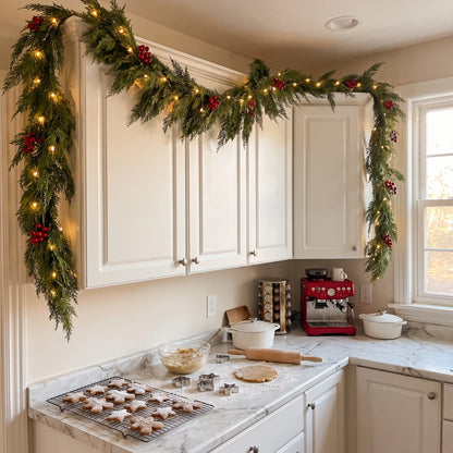 HollyCharm® 6ft Cedar Garlands
