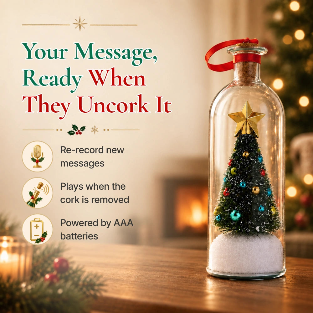 HollyCharm® Record-a-Message Christmas Tree