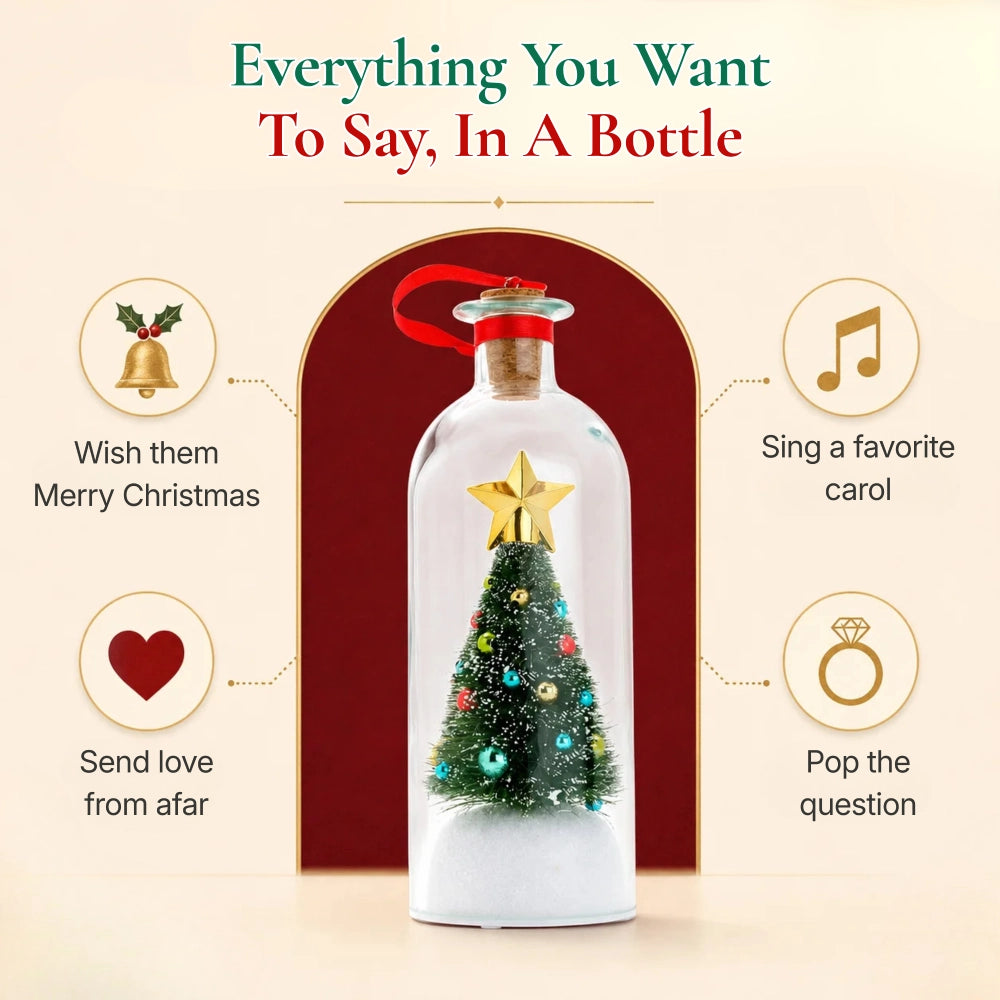 HollyCharm® Record-a-Message Christmas Tree