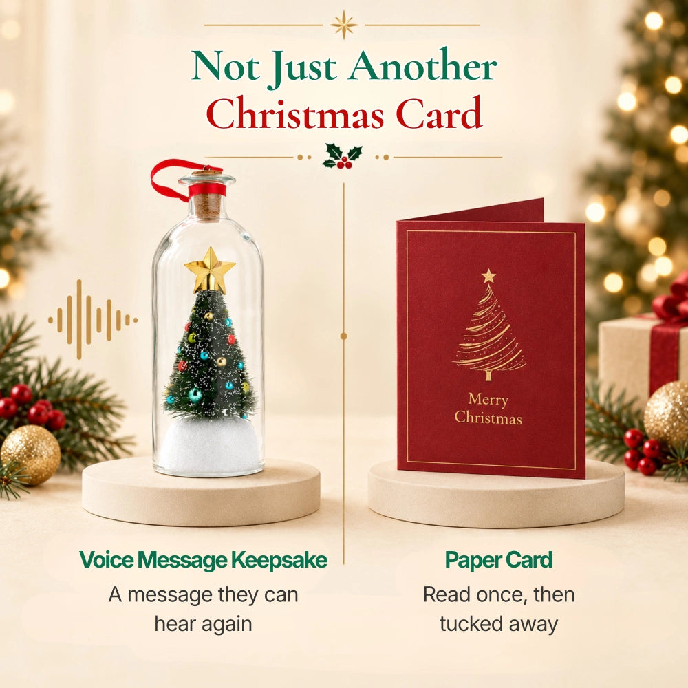 HollyCharm® Record-a-Message Christmas Tree