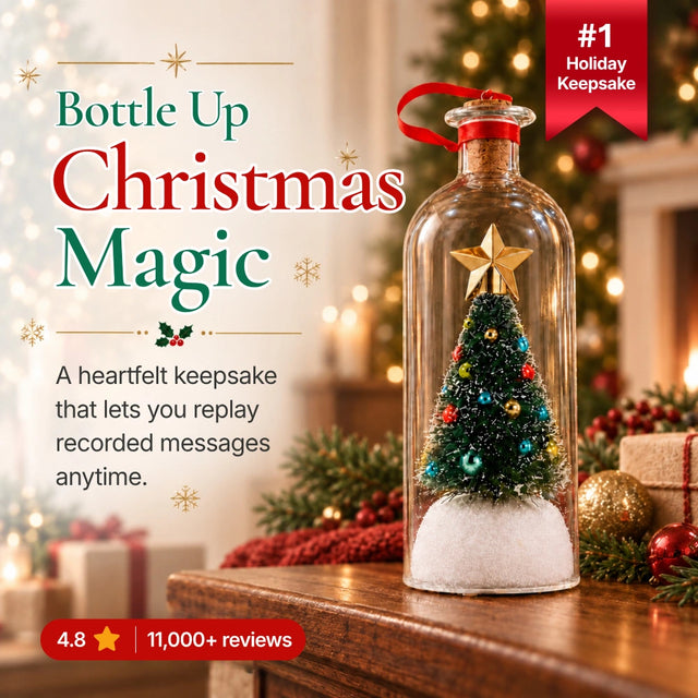 HollyCharm® Record-a-Message Christmas Tree
